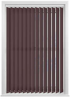 Roma, Aubergine - Vertical Blind